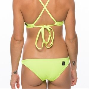 Jolyn Clothing Highlighter Yellow European Bottoms